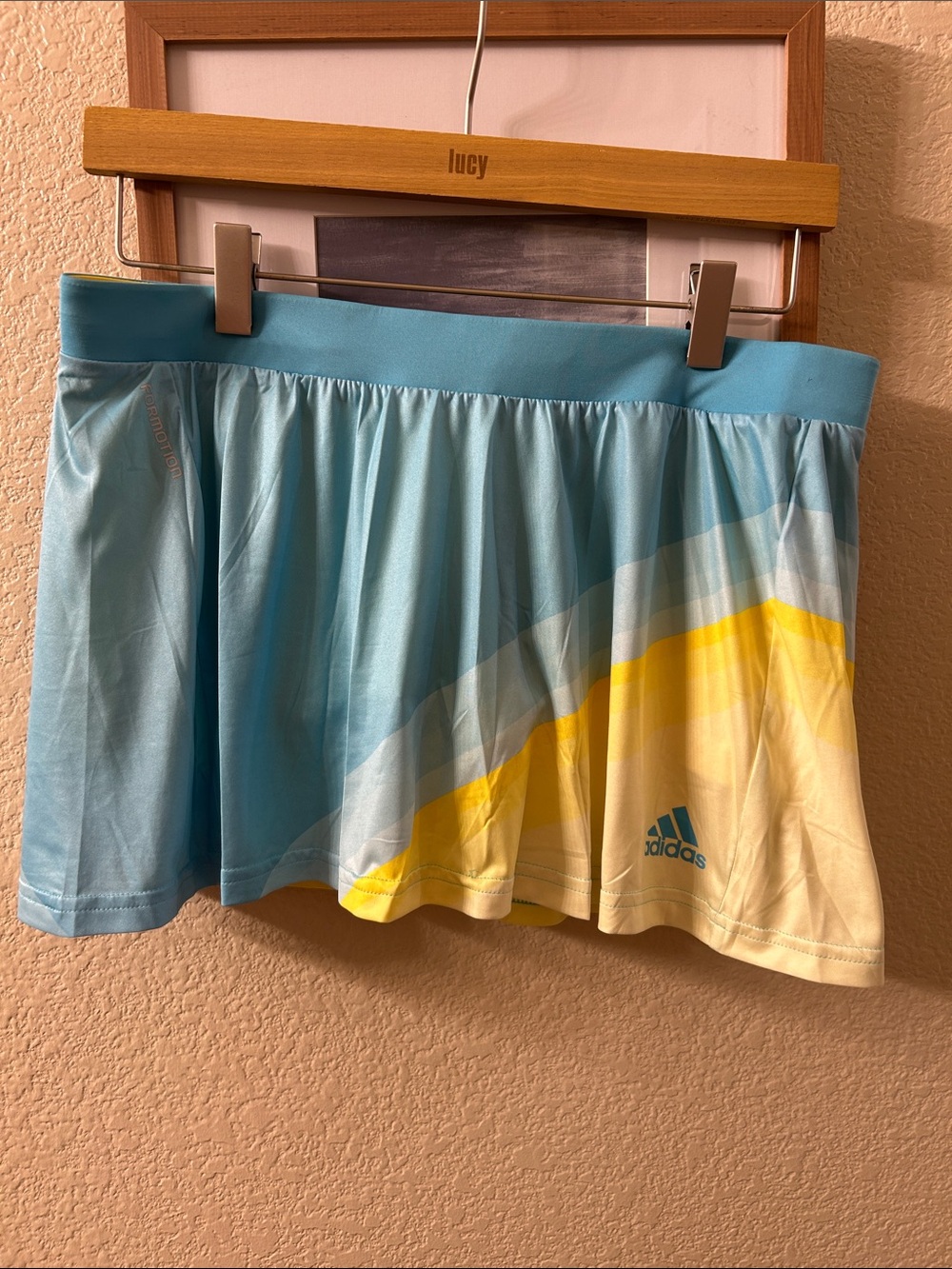 adidas Adizero skort light aqua size M